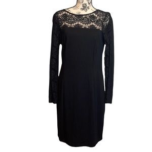Jessica Simpson || Long Sleeve Black Dress || 10